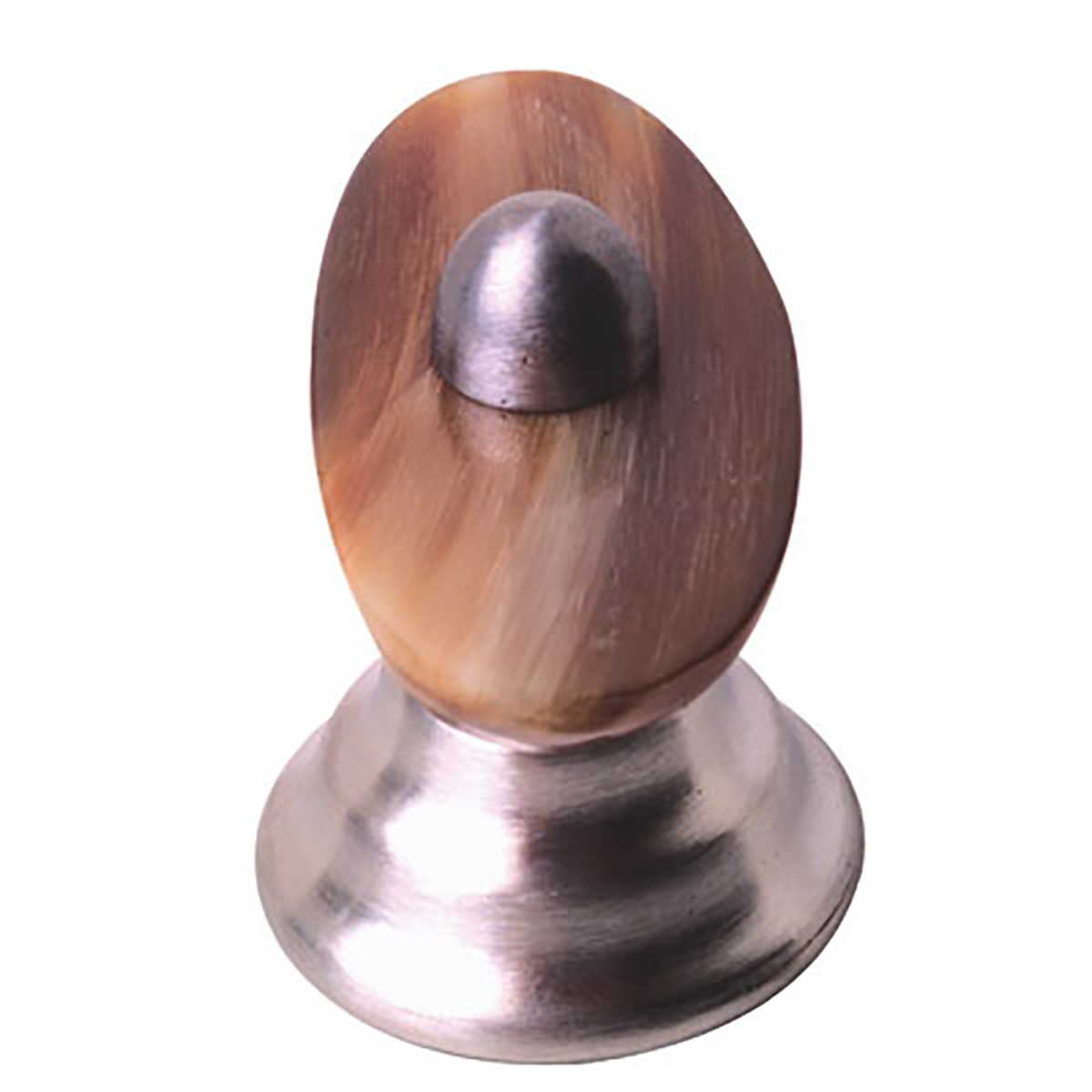 Mood 002 Brown Horn & Pewter Kitchen cabinet Knob