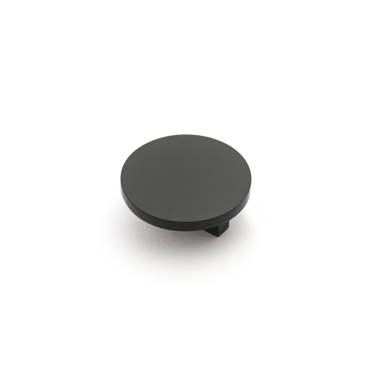 Castella Cove Disc Cabinet Knob - Matt Black