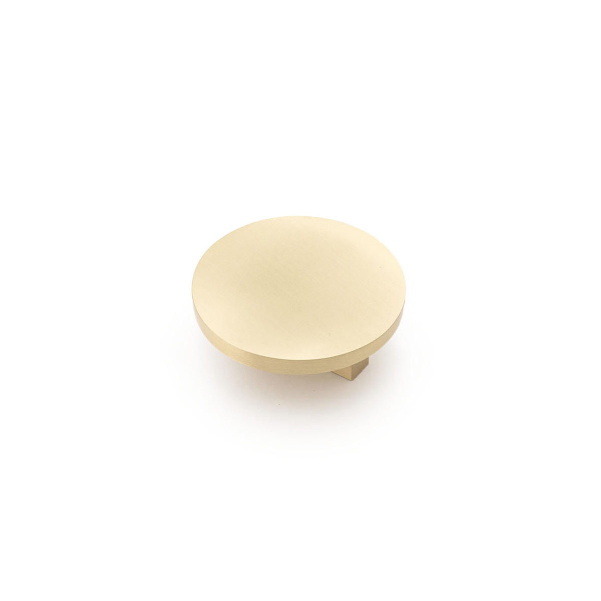 Castella Cove Disc Cabinet Knob - Brushed Gold