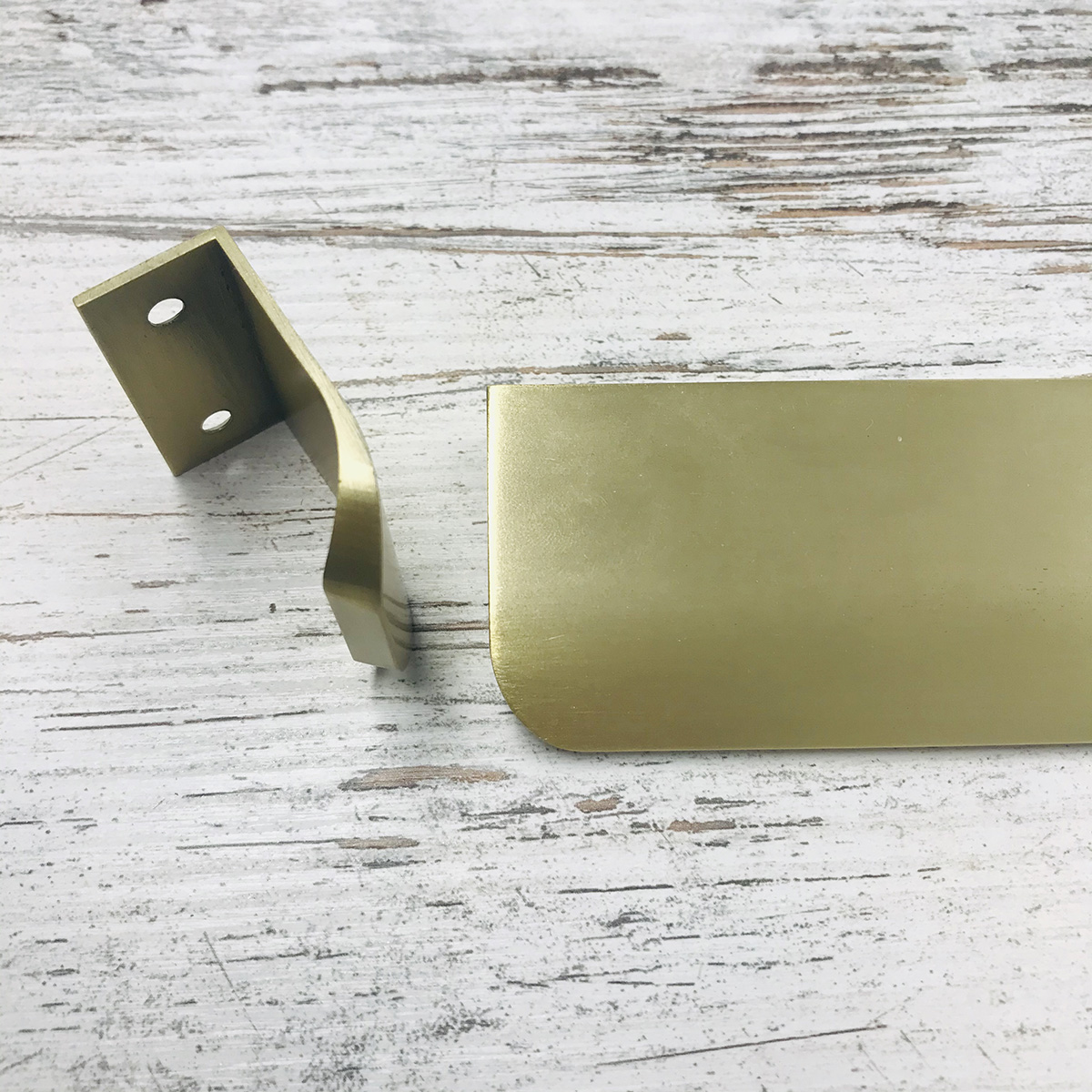 Eleni Brushed Gold Lip Pull Kitchen Cabinet Handle