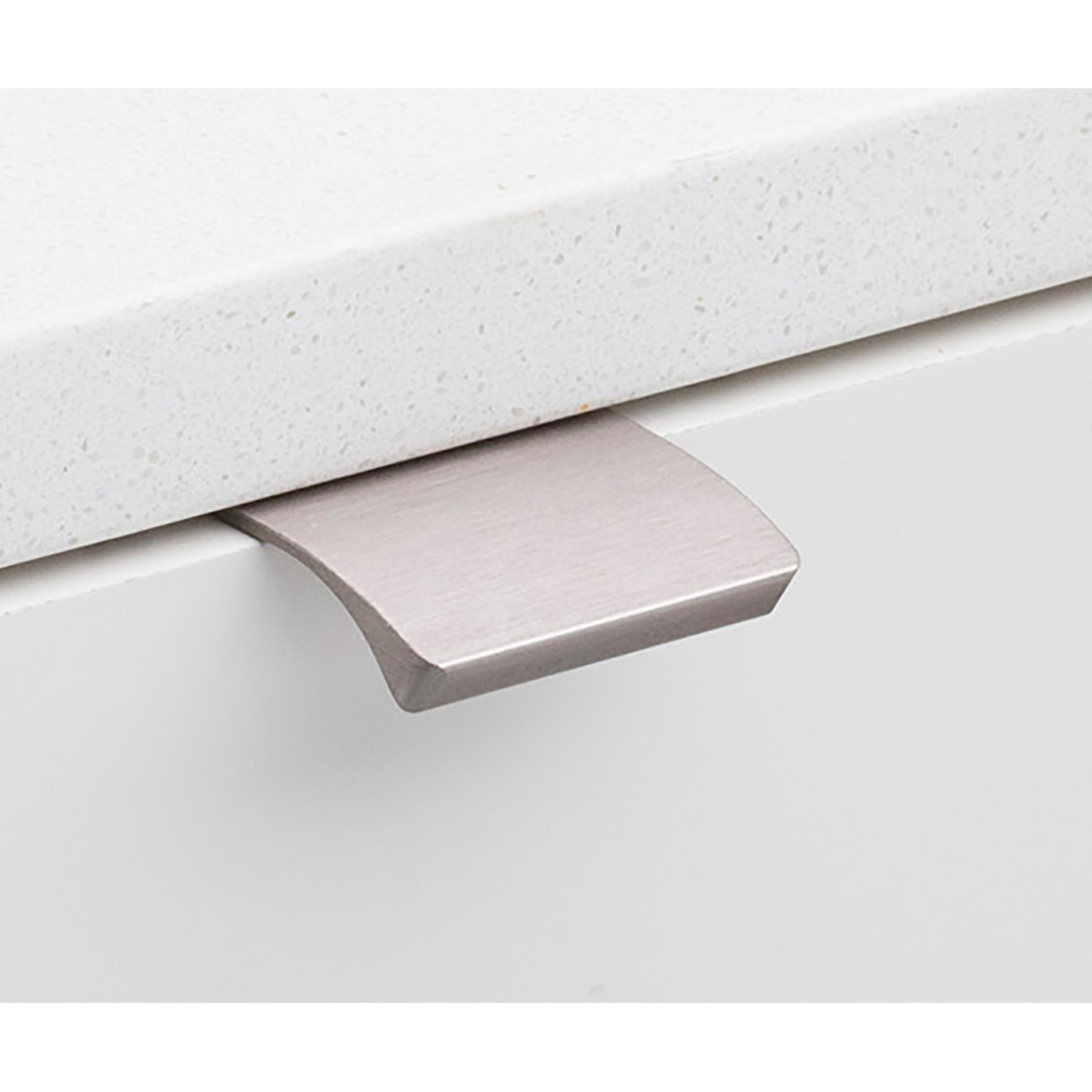 Jazzi Lip Pull Brushed Nickel Cabinet Handle