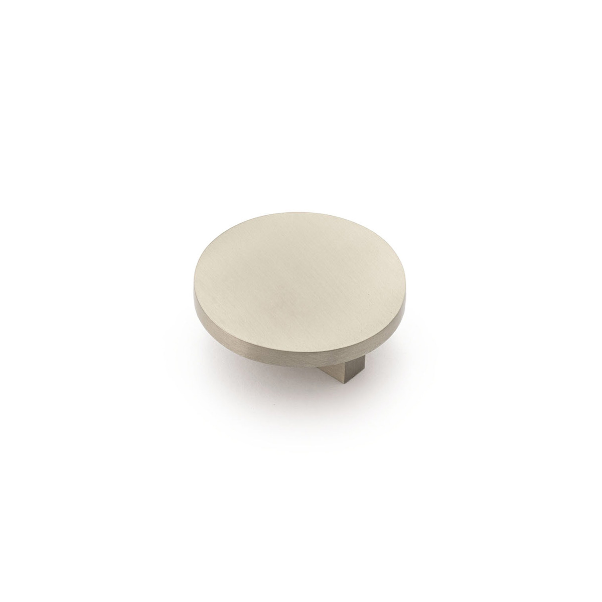 Castella Cove Disc Cabinet Knob - Brushed Nickel