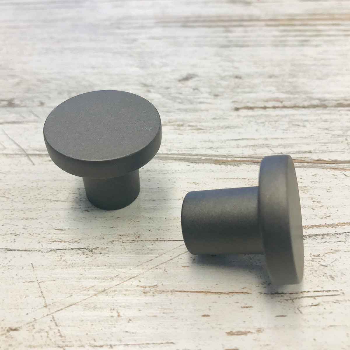 Picasso Cabinet Knob Graphite Gunmetal Colored Kitchen Knob