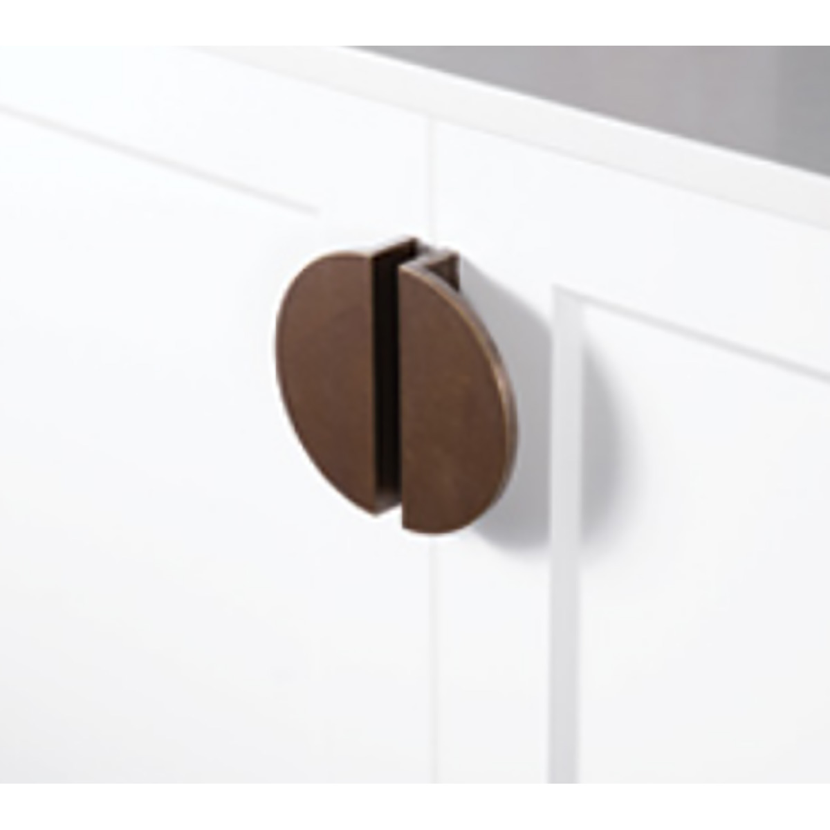 Momo Barrington Eclipse Half Moon Cabinet Pull Handle in Bronze