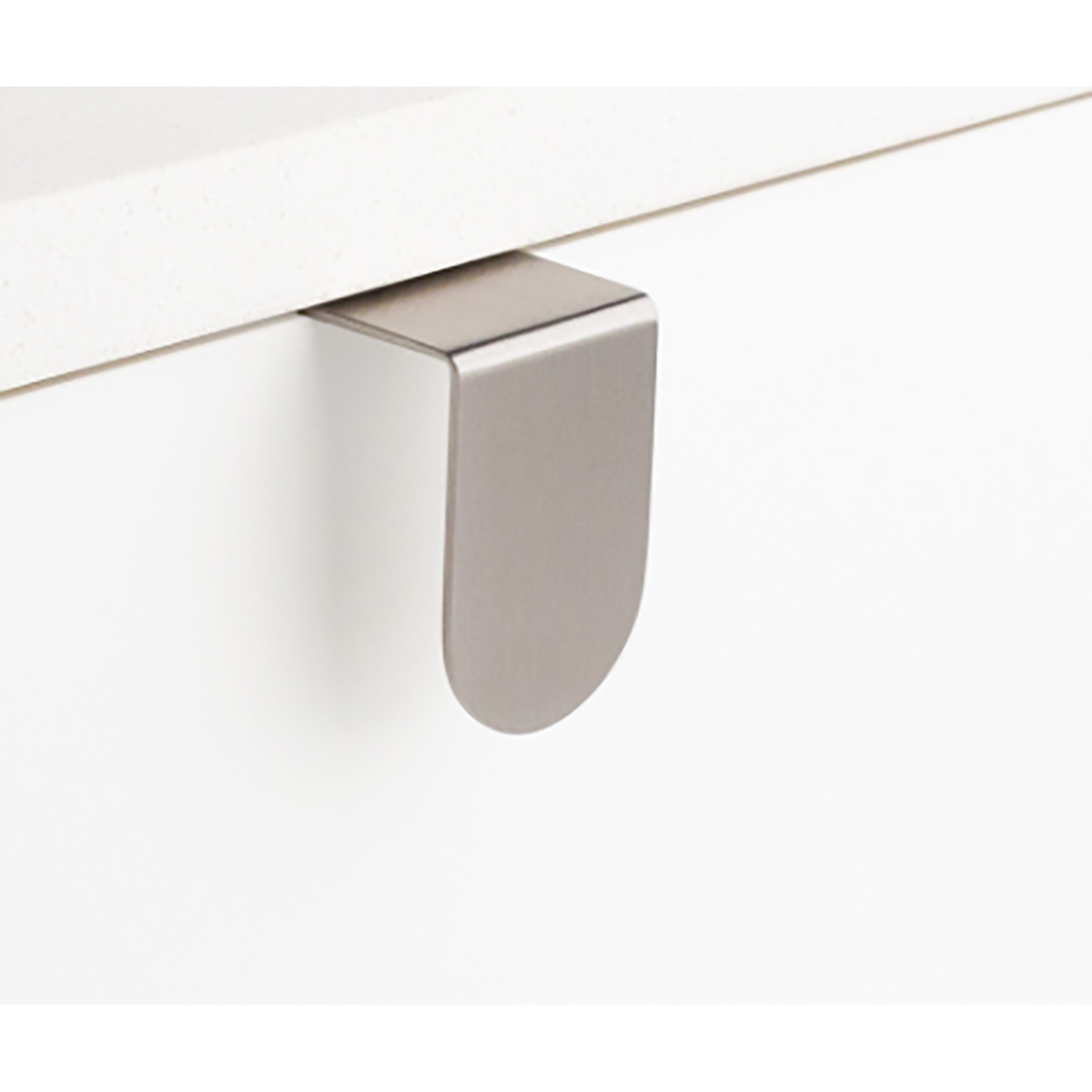 Carter Lip Pull - Brushed Stainless Steel