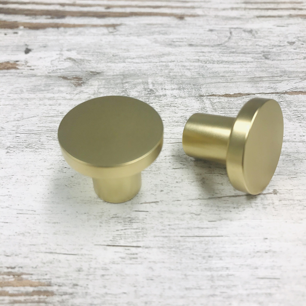 Picasso Cabinet Knob Matt Brass - Kitchen Round Knob
