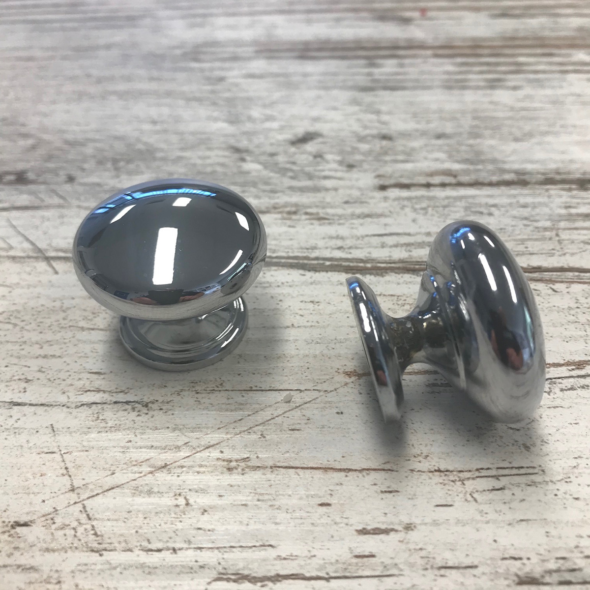 Renfield Cabinet Knob Polish Chrome - Round Knob