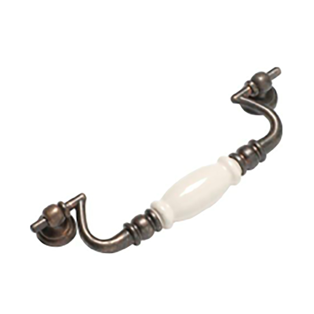 Arya Cabinet Handle - Antique Brass & Ivory