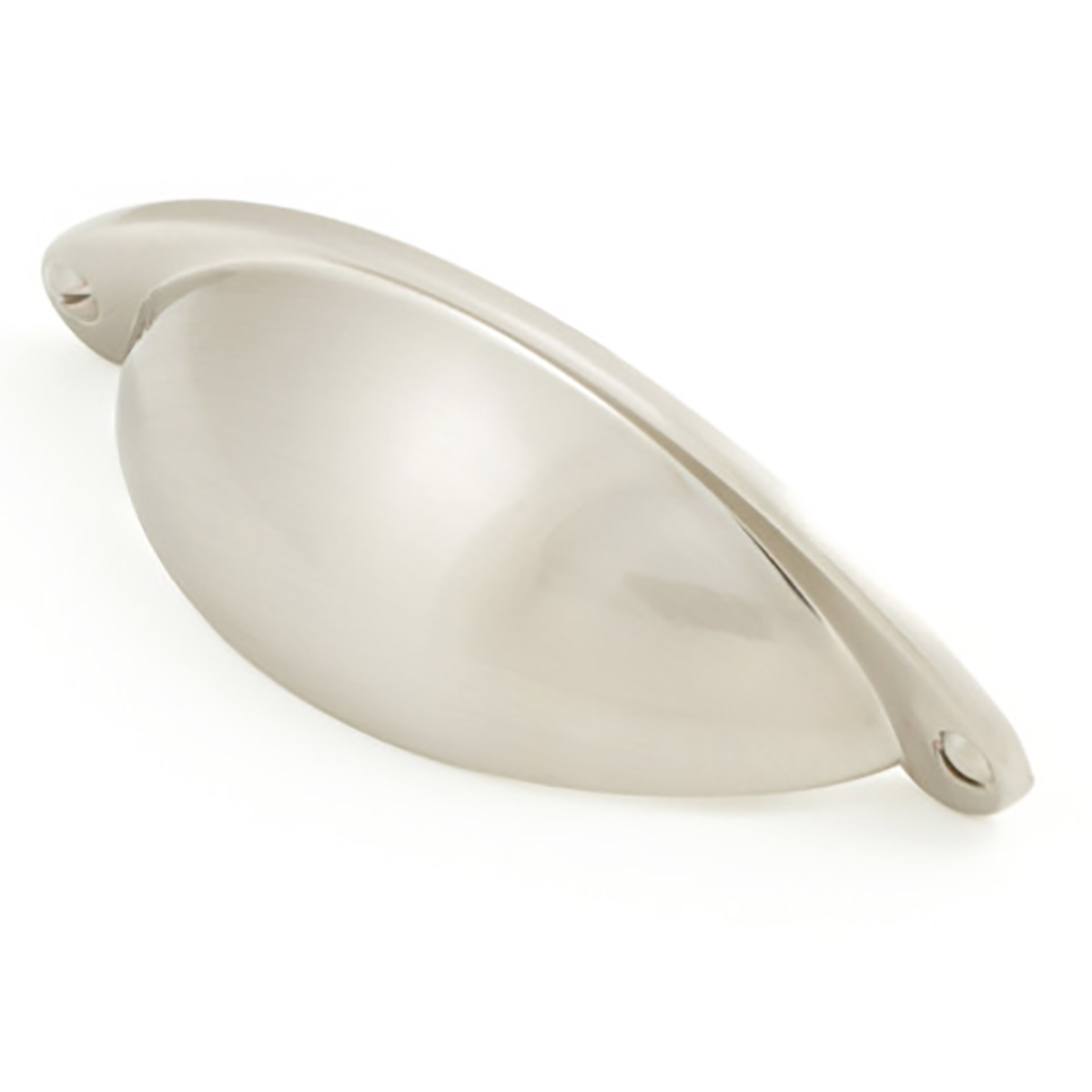 Emily Cup Pull – Satin Nickel