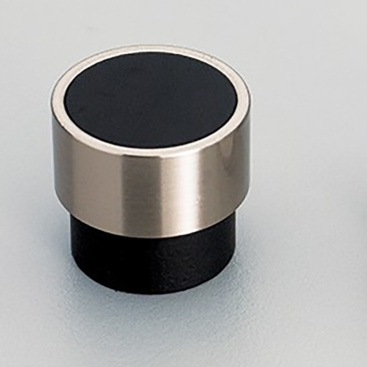 Viserion Cabinet Knob Black Timber & Silver