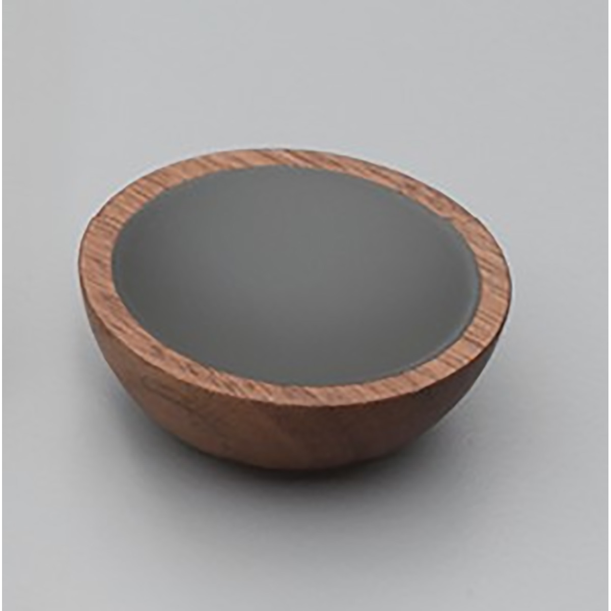 Theo Cabinet Timber Knob Walnut & Grey
