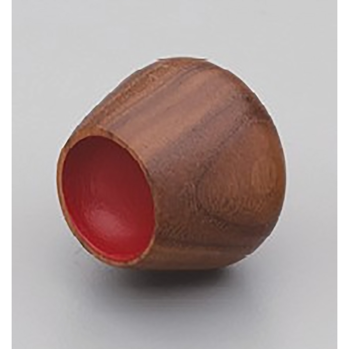 Bailey Cabinet Knob – Walnut and Red