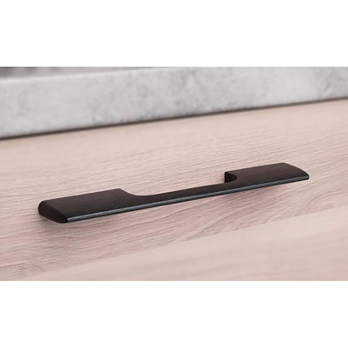 Charlie Cabinet Handle – Black Satin Timber