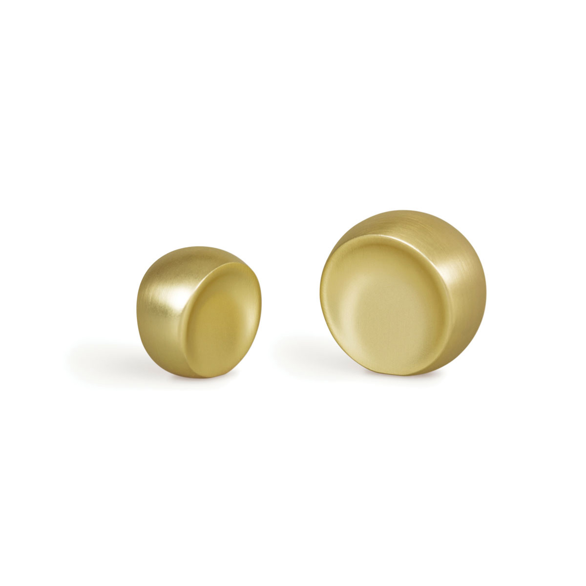 Momo Ball Cabinet Knob - Brushed Matt Brass