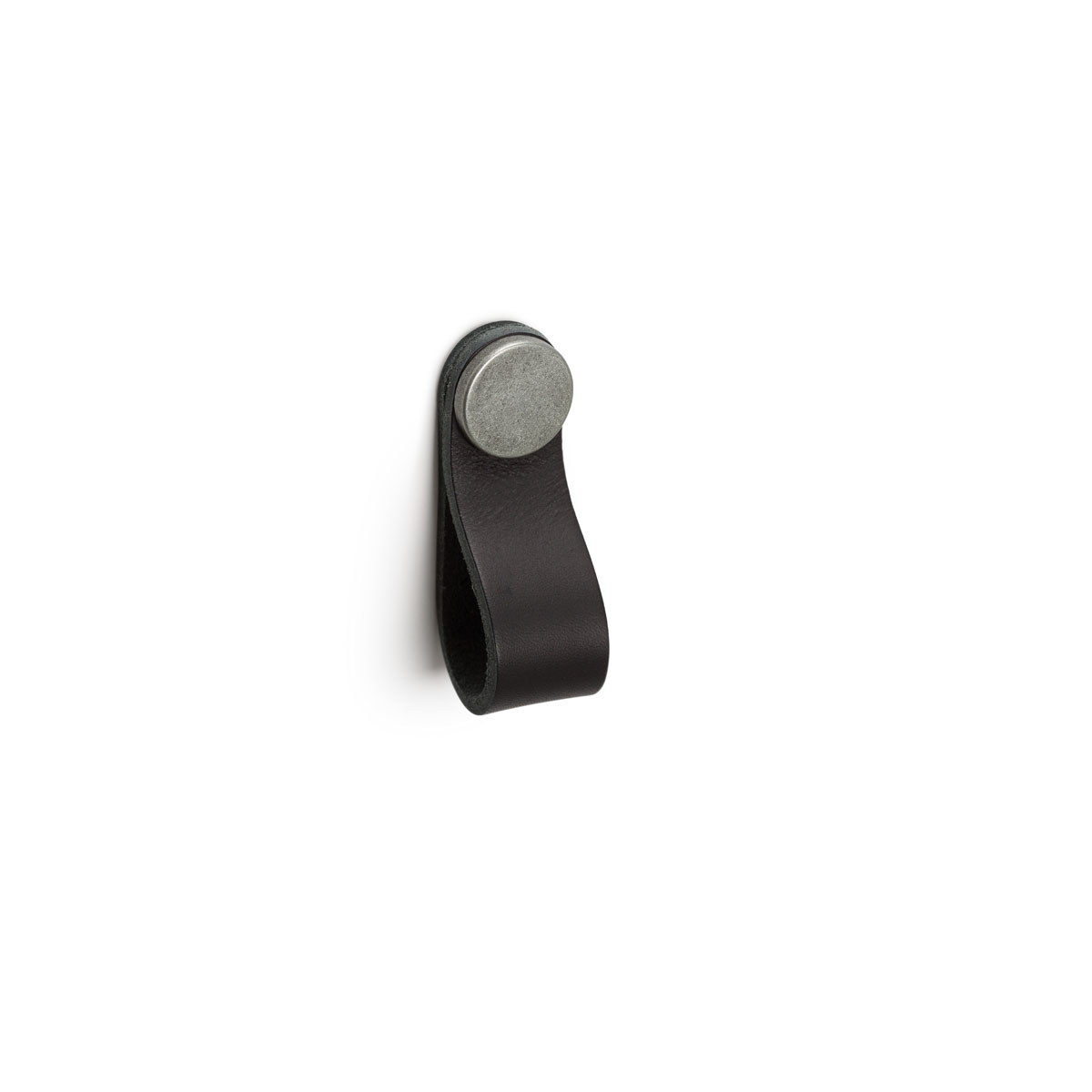 Momo Flex Leather Pull - Black & Pewter