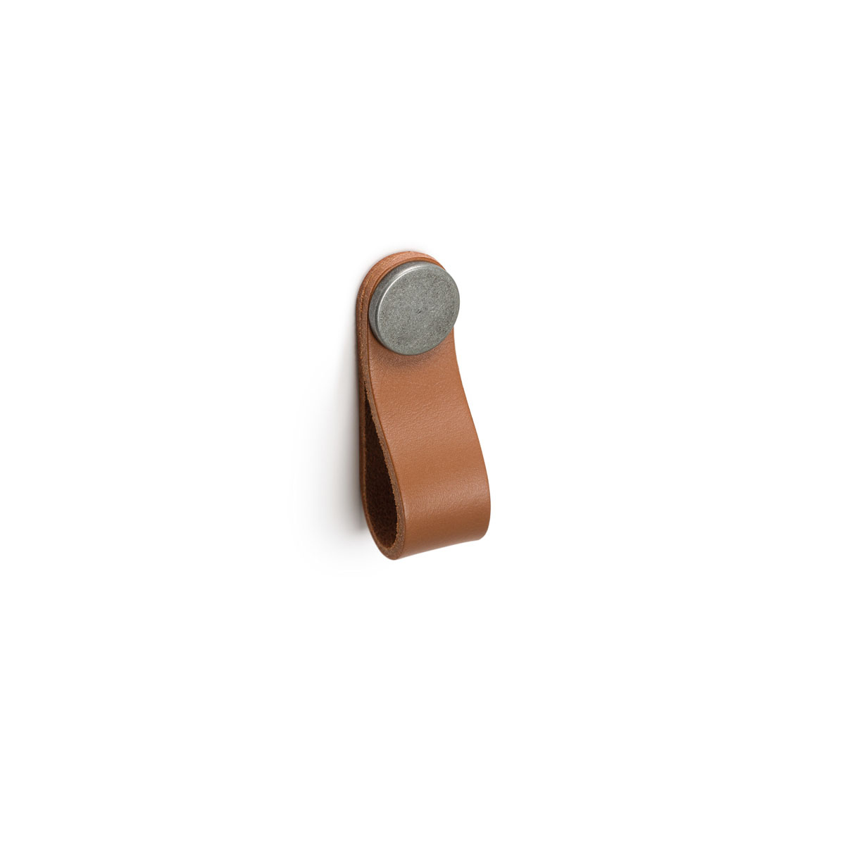Momo Flex Leather Pull - Light Tan & Pewter