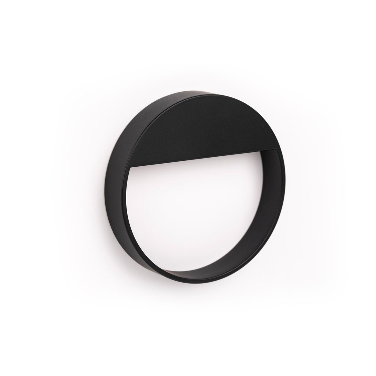 Momo Bau Circular Cabinet Pull – Matt Black