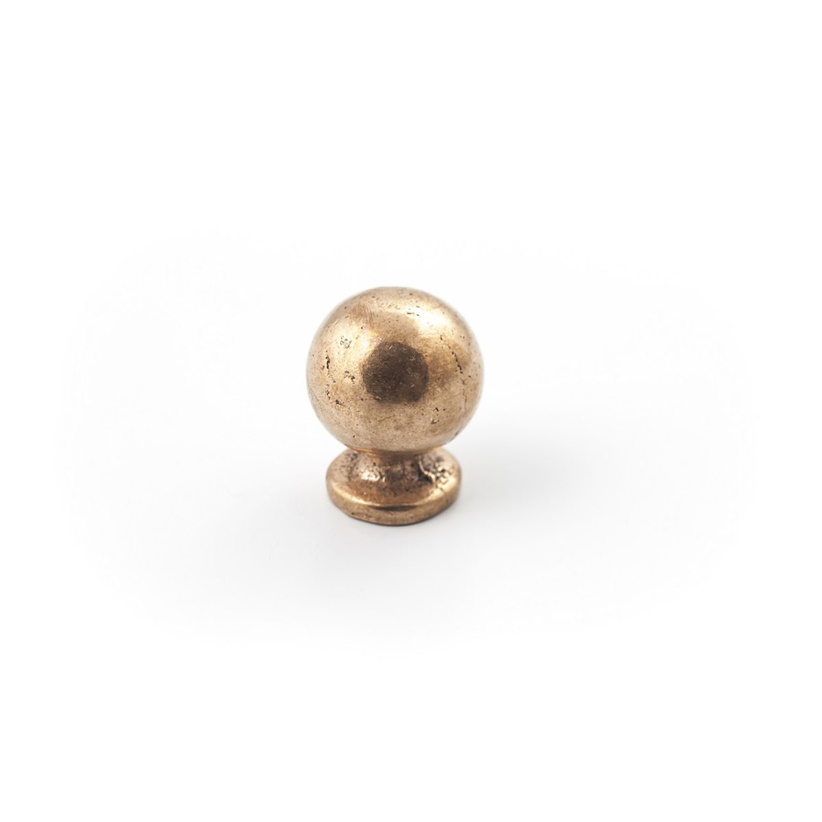 Castella Cast Ball Cabinet Knob - Light Bronze
