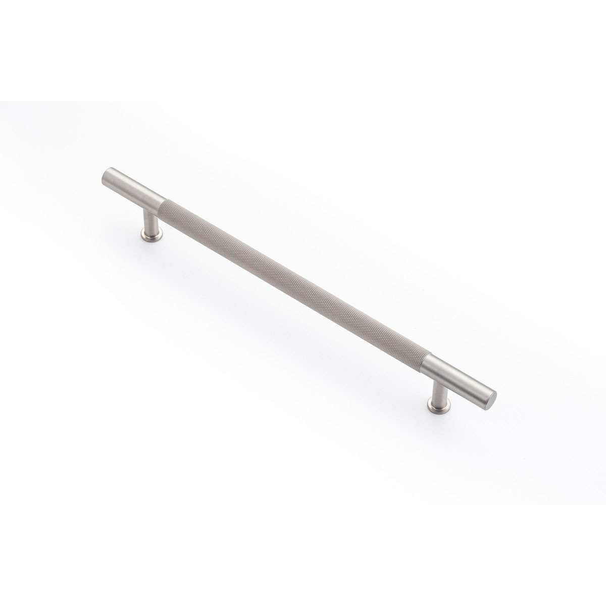 Grove Knurled Brushed Nickel Cabinet Handle