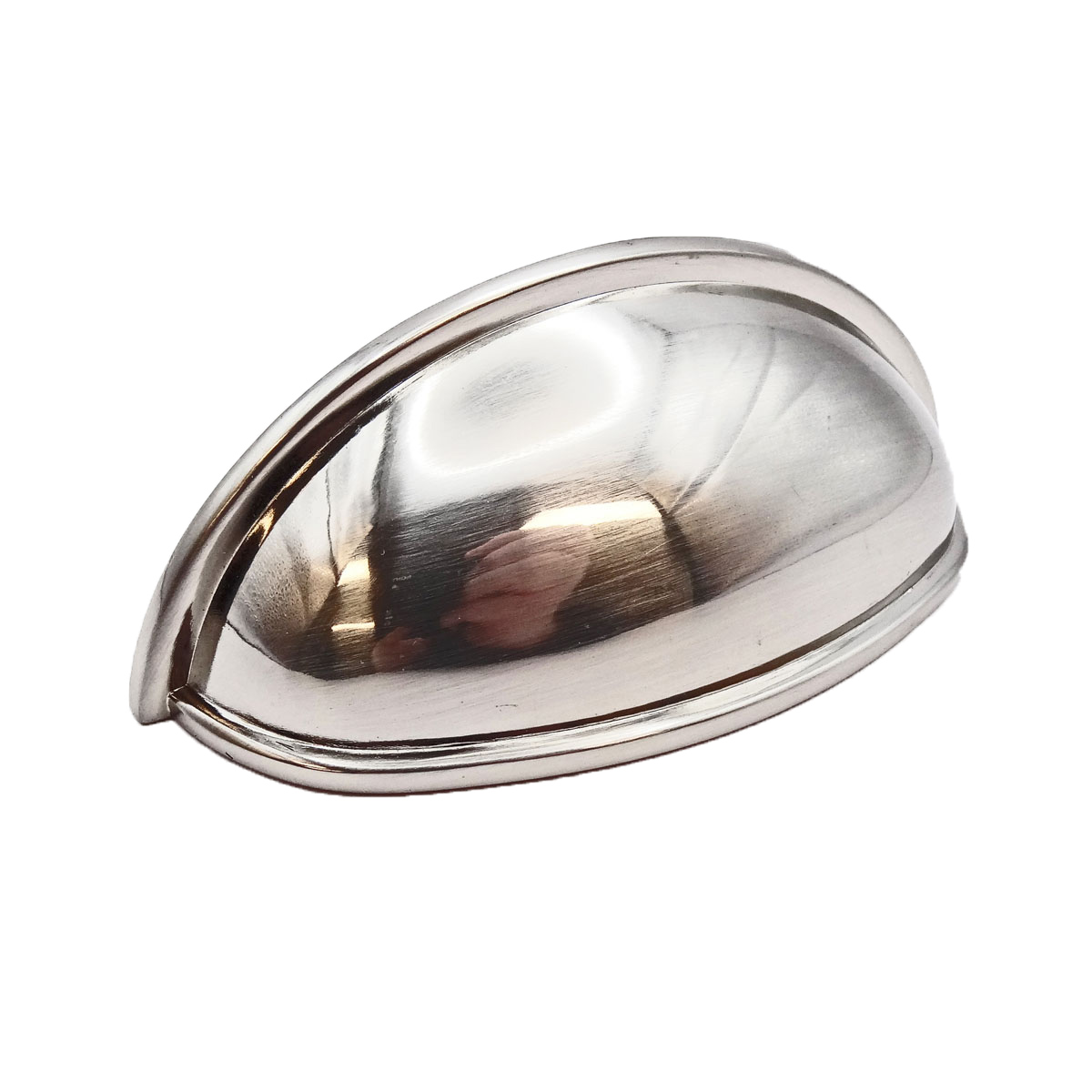 Esme Cup Pull – Satin Nickel