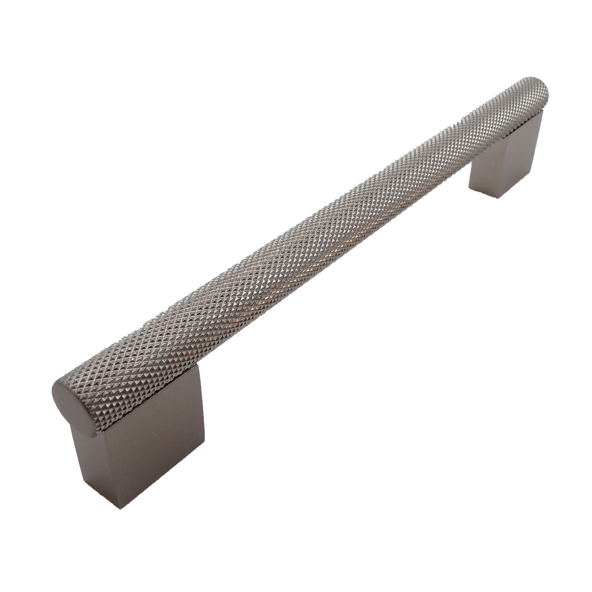 Reuben Cabinet Handle - Knurled Brushed Nickel