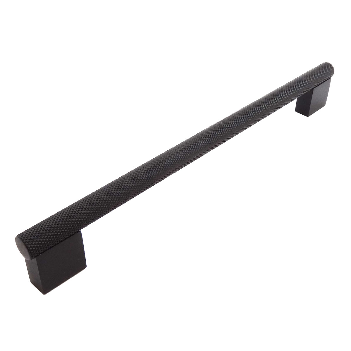Reuben Cabinet Handle - Knurled Black