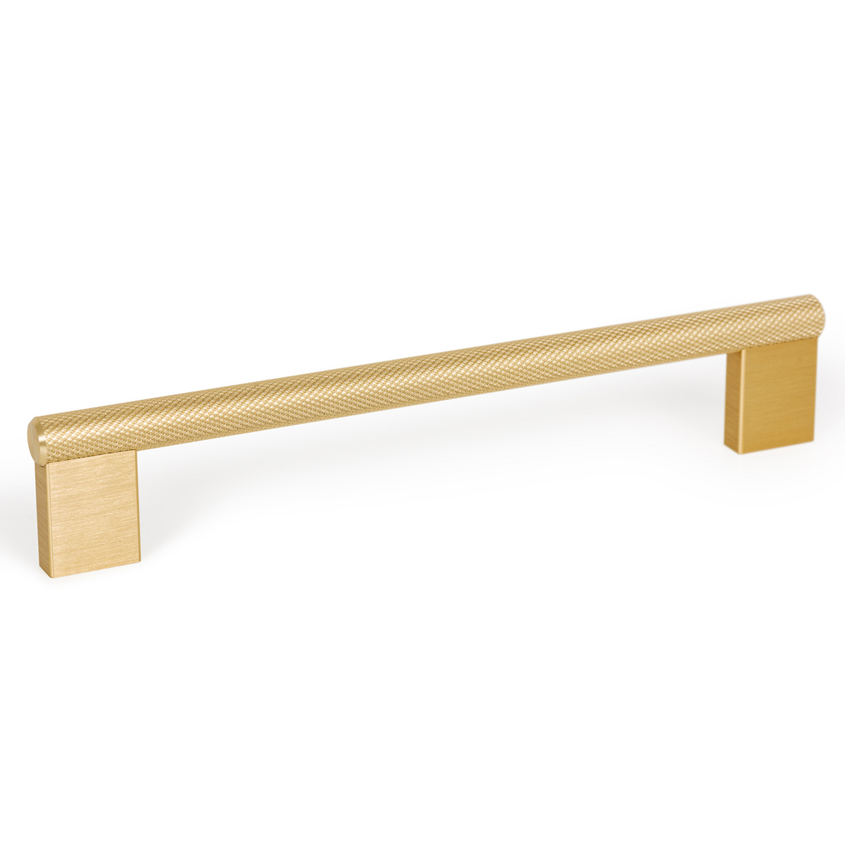 Momo Graf Knurled Cabinet Handle - Brushed Dark Brass