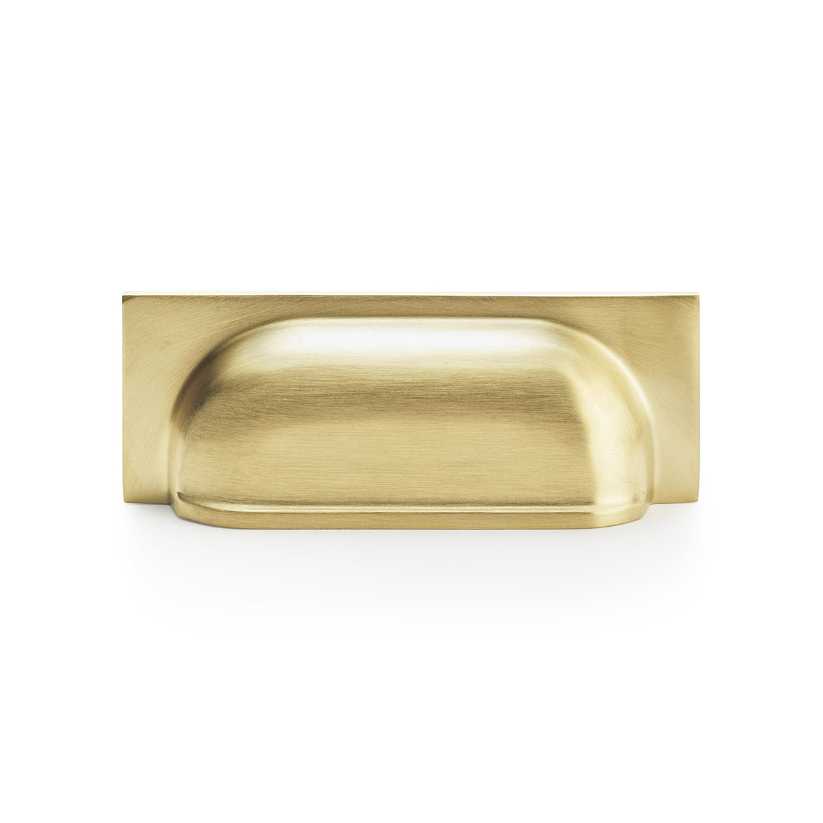 Castella Hastings Cup Pull - Satin Brass