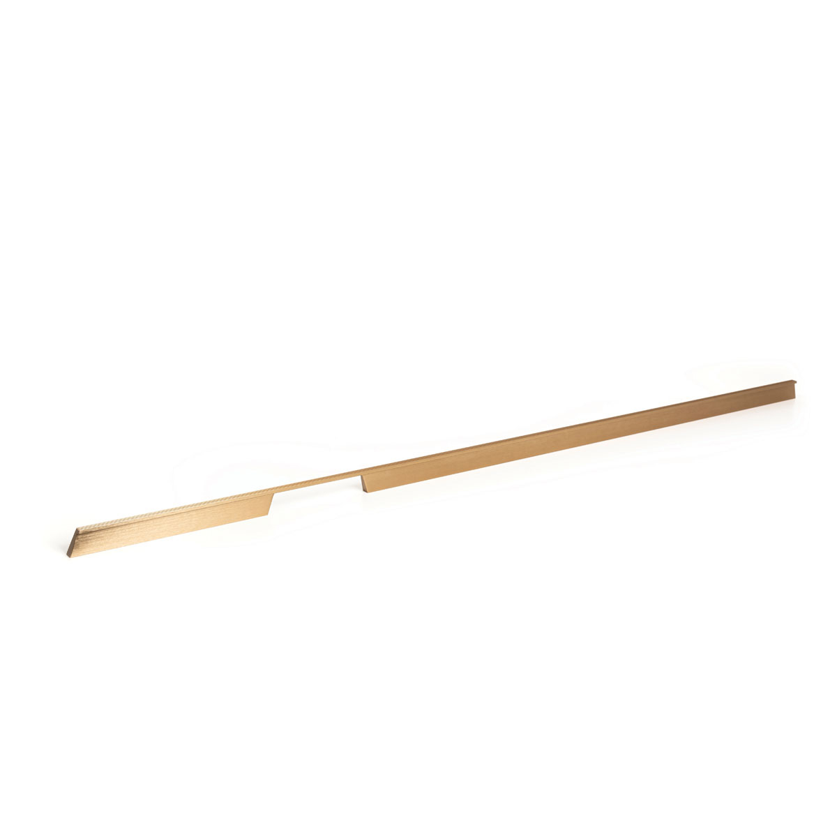 Momo Rail Cabinet Handle - Brushed Dark Gold Left