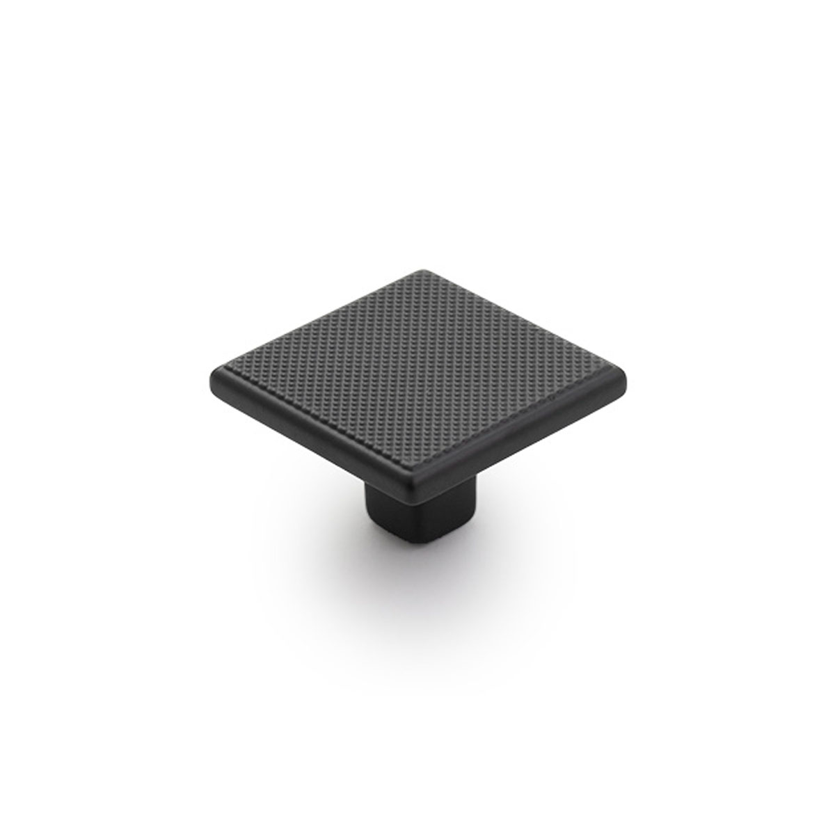 Castella Monaco Square Matt Black Cabinet Knob