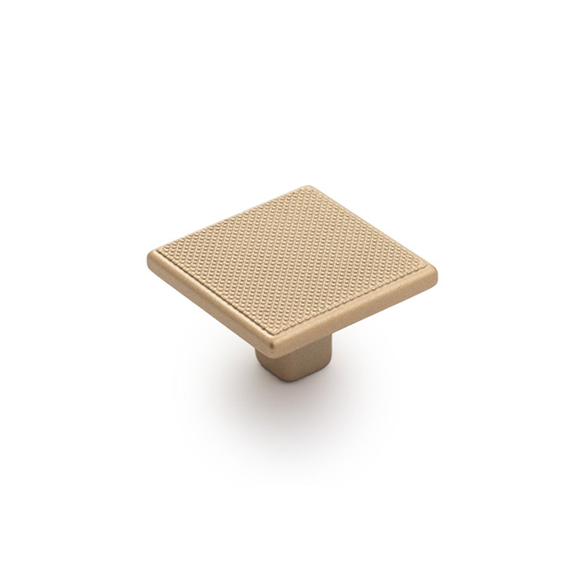Castella Monaco Square Cabinet Knob - Matt Gold