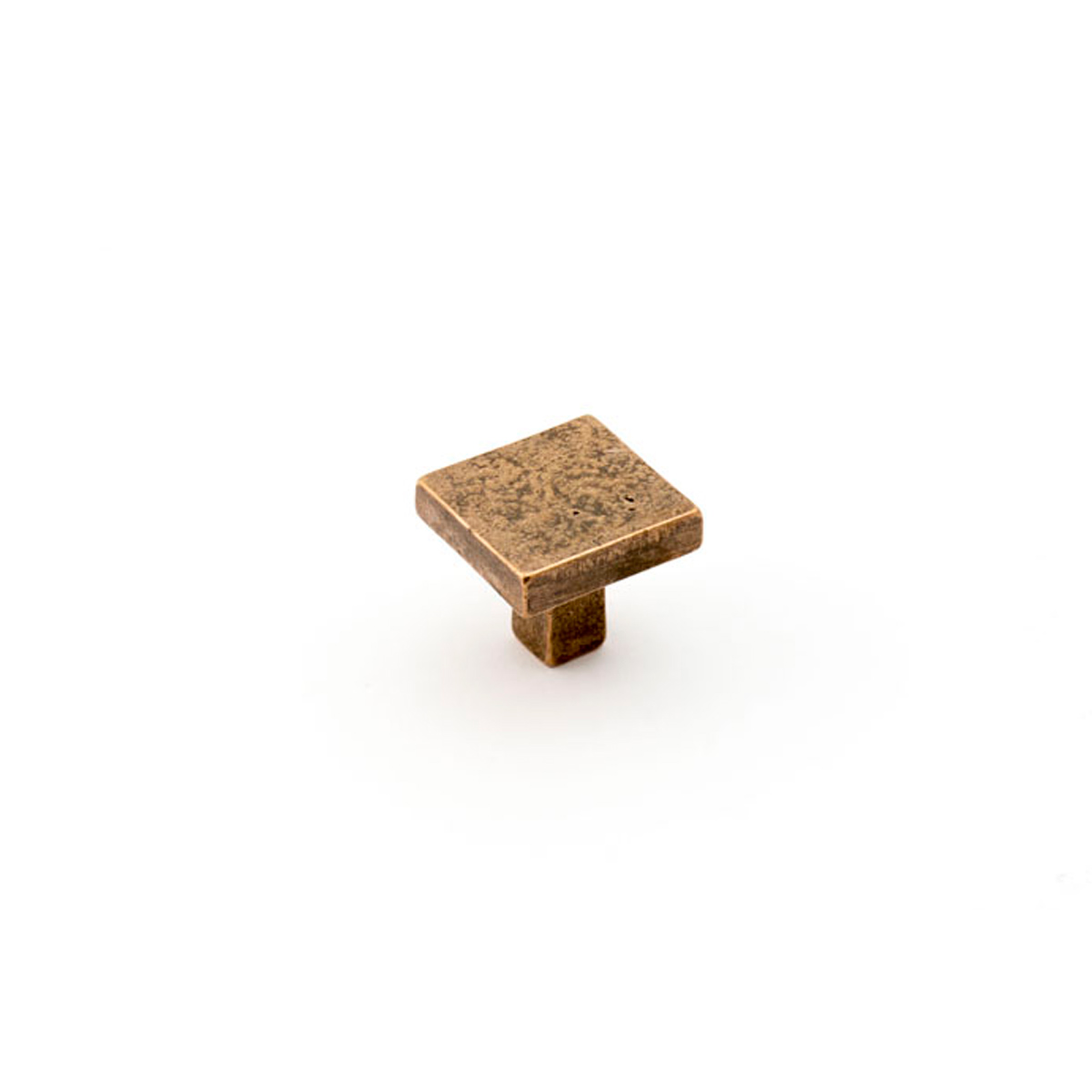 Castella Cast Square Cabinet Knob - Dark Bronze