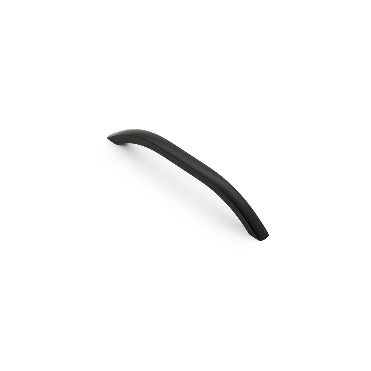 Castella Leaf Matt Black Kitchen Cabinet Pull