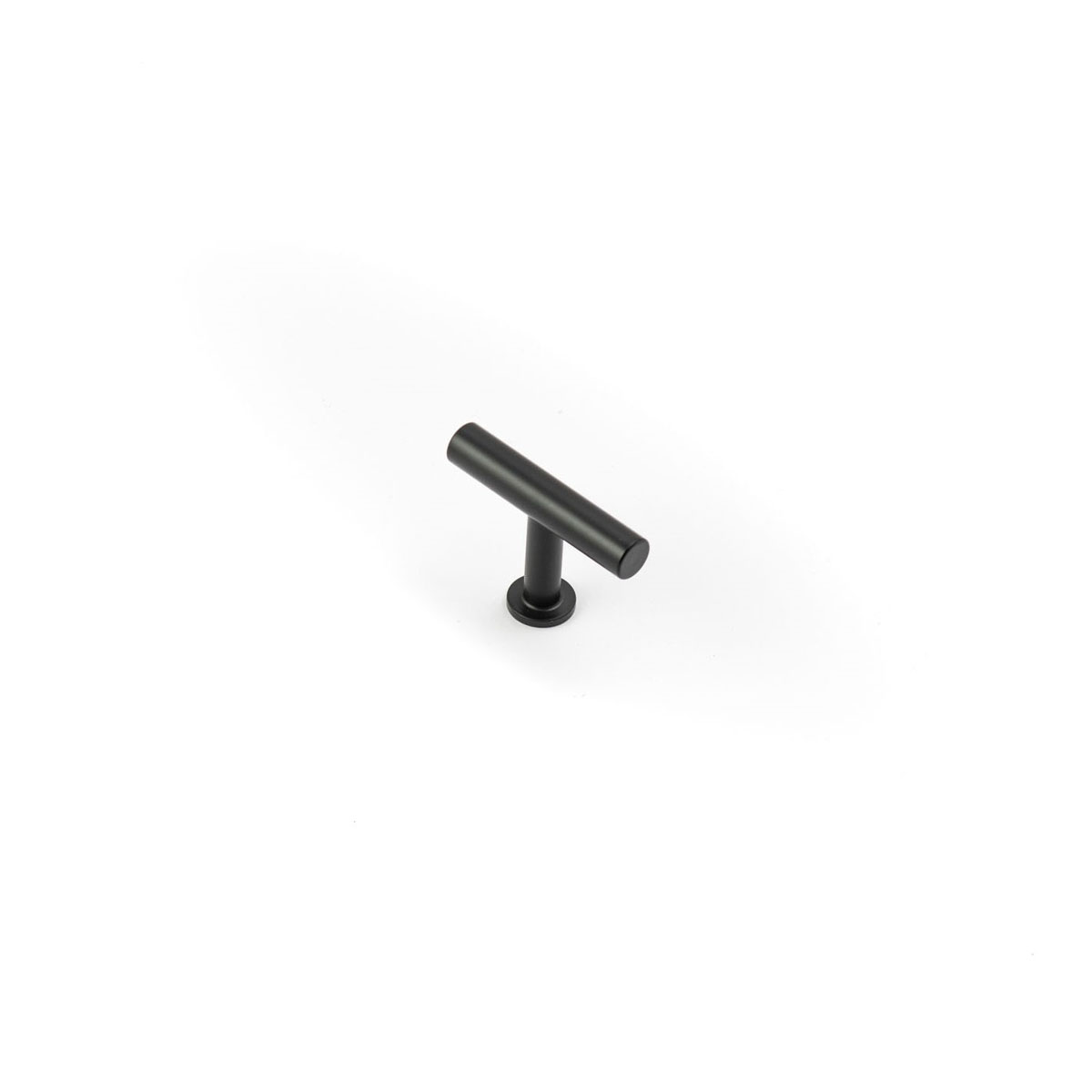 Castella Strand 'T' Knob Cabinet Knob - Black