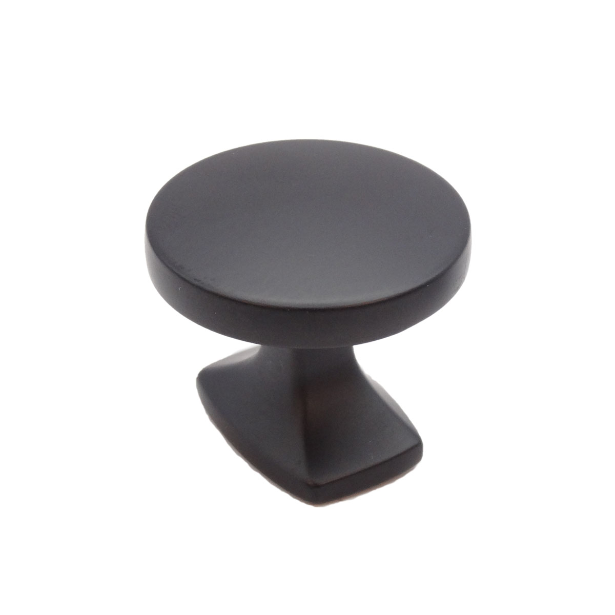Rocco Cabinet Knob Black Round Shaped