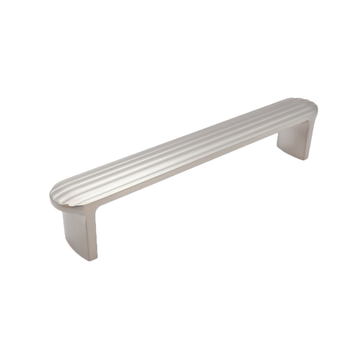 Kethy L864 Reeded Handle in Brushed Nickel