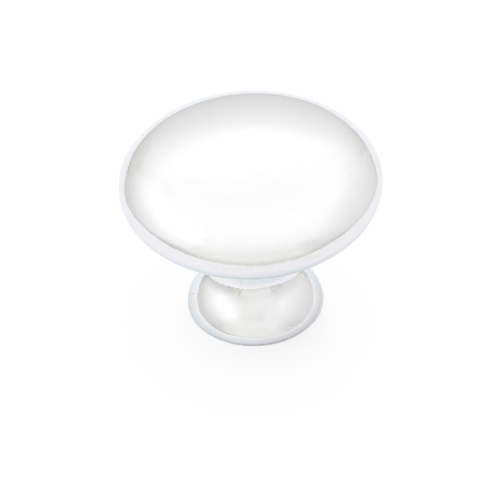 Castella Shaker Plain Cabinet Knob - Chrome Plated