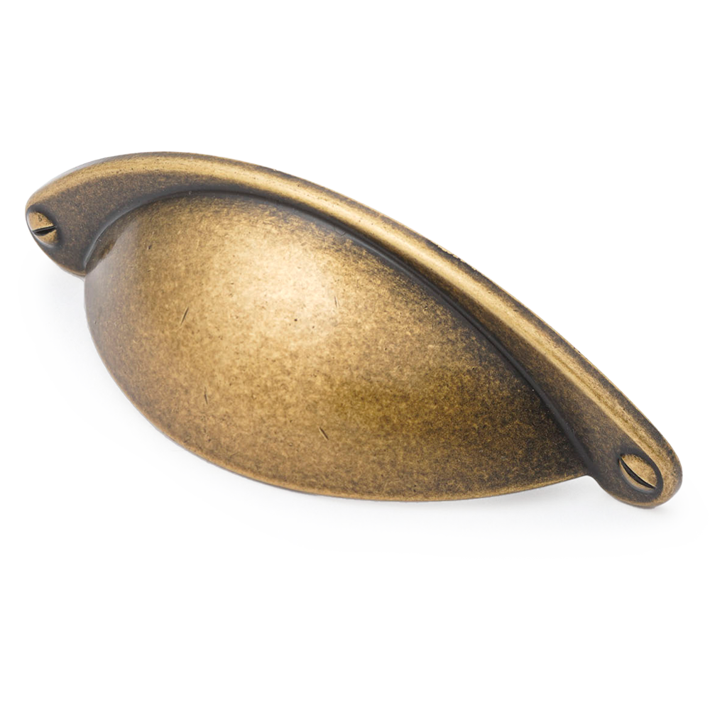 Castella Shaker Cup Pull Antique Brass