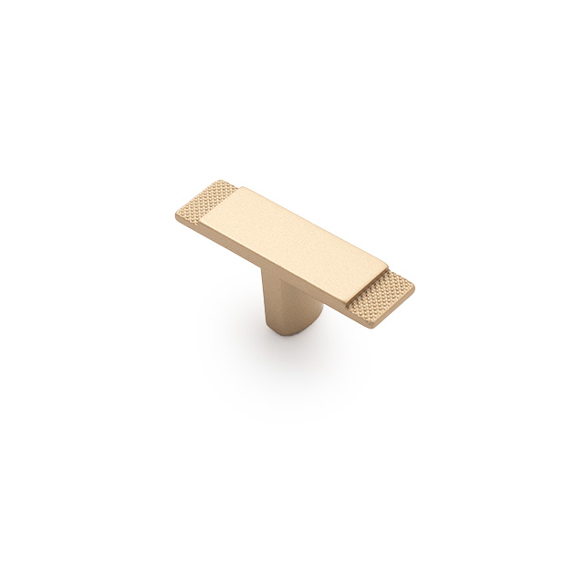 Castella Monaco Matt Gold Cabinet T-Knob