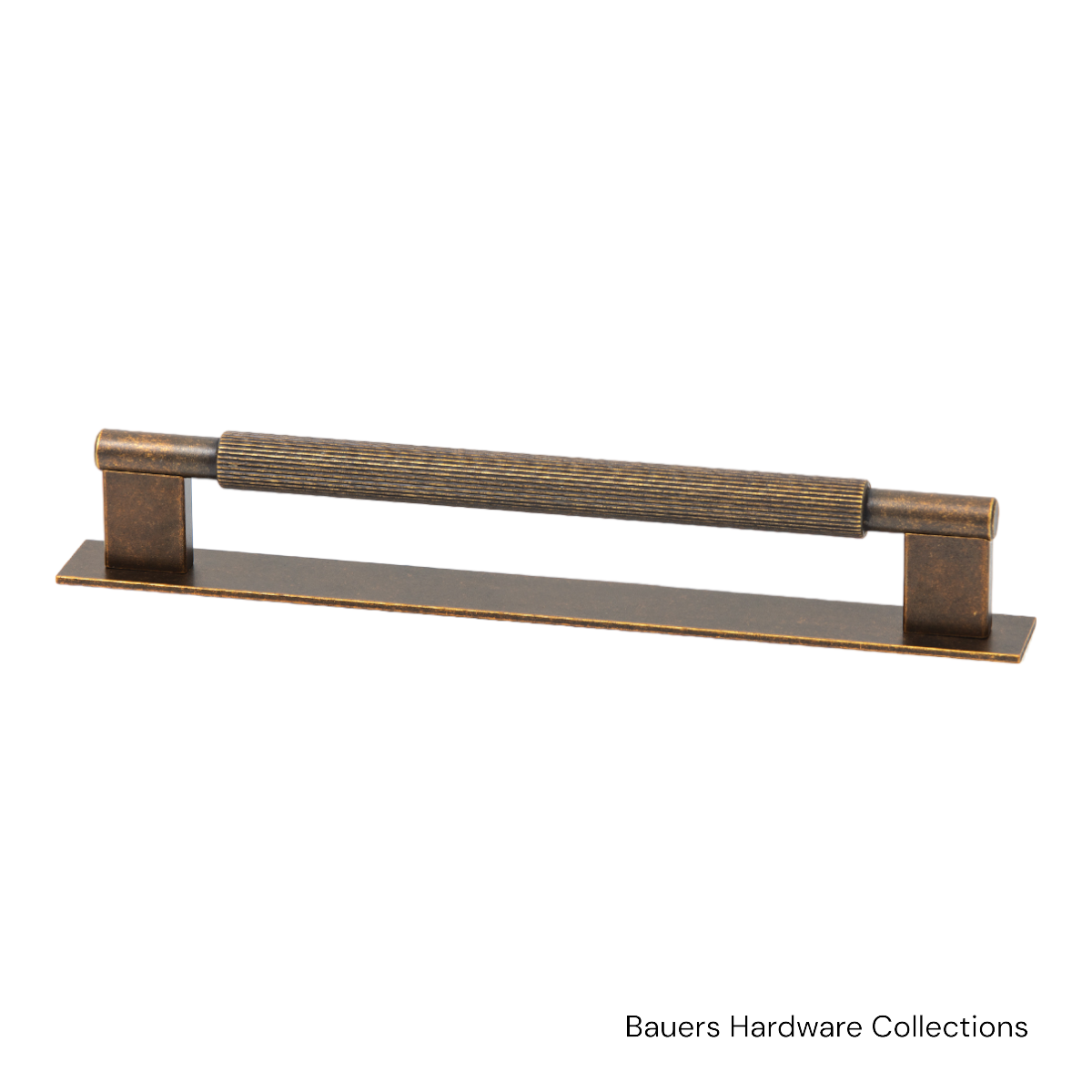 Charlotte Cabinet Handle & Backplate – Antique Brass