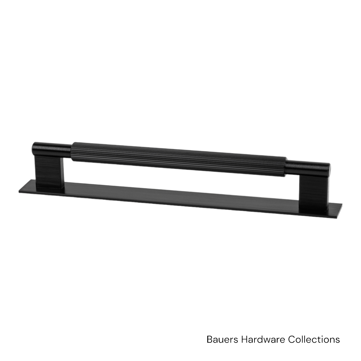 Charlotte Cabinet Handle & Backplate – Brushed Black