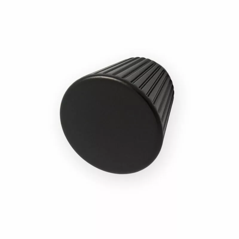 Castella Cascade Cone Knob Matt Black