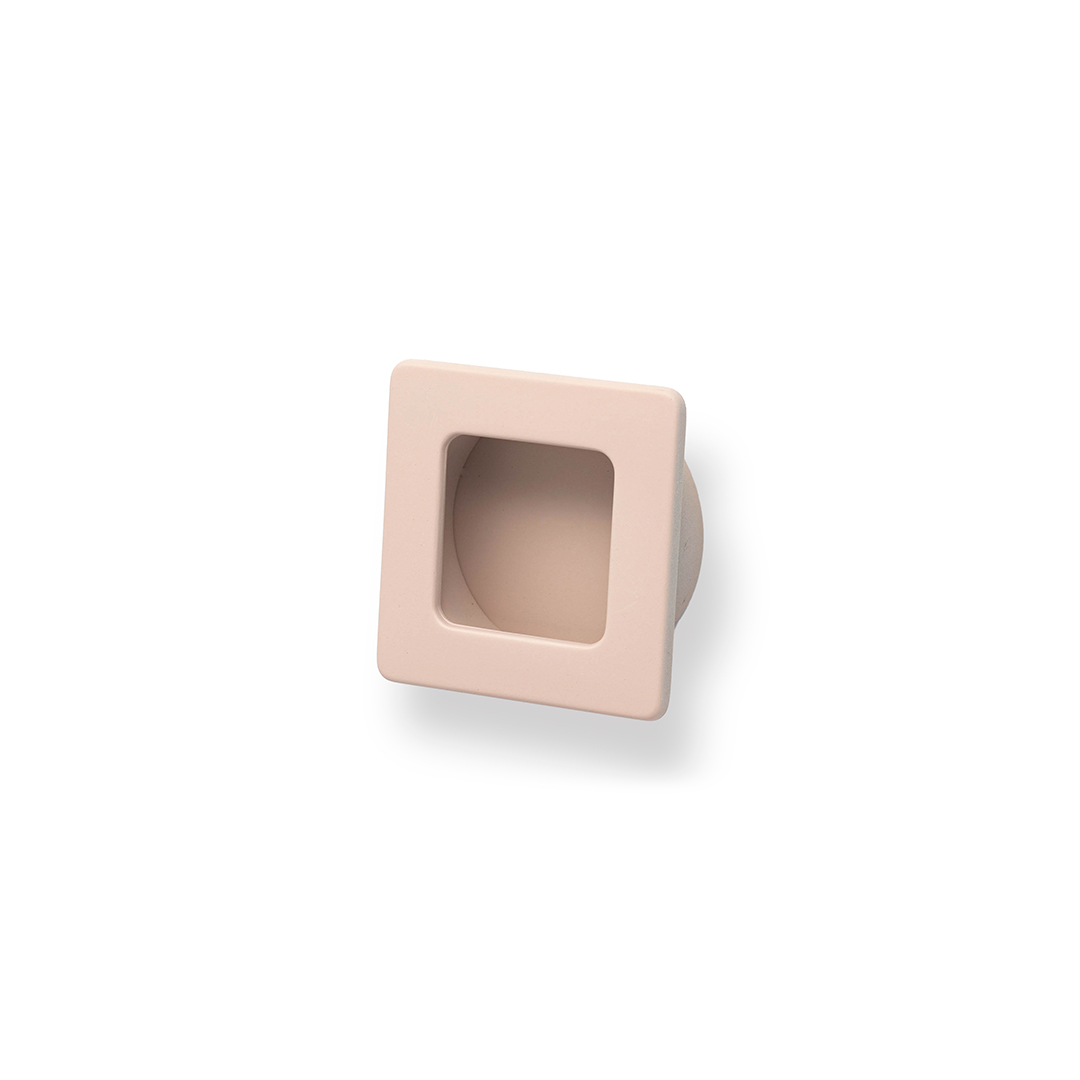 Castella Dune Square 39mm Flush Pull - Dusty Rose