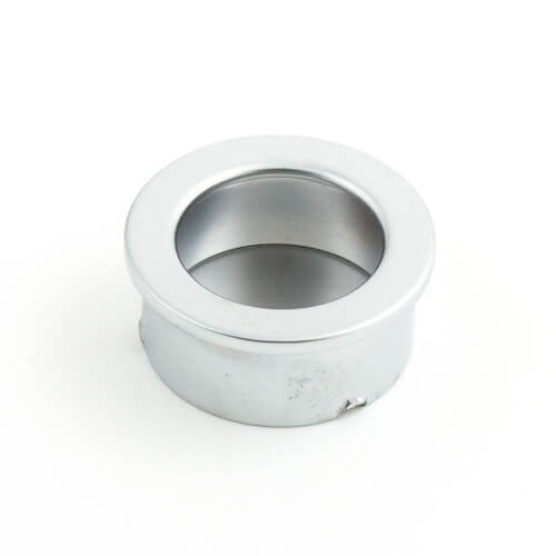 Castella Dune Round Flush Pull - Satin Chrome