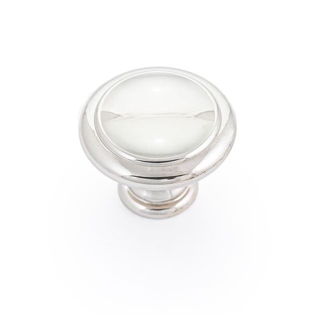 Castella Windsor Cabinet Knob - Polished Nickel