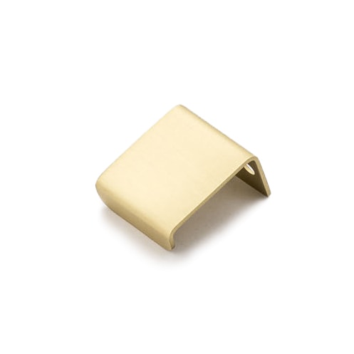 Castella Ledge Lip Pull - Solid Satin Brass.