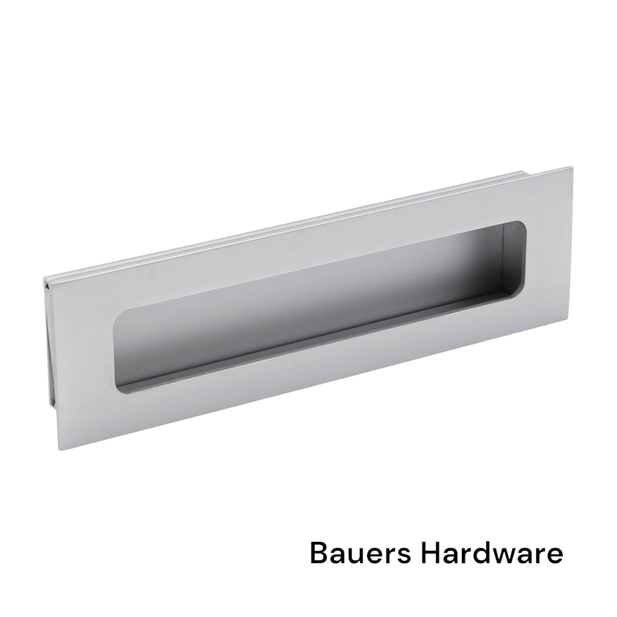 Toa Flush Pull - Matt Aluminium